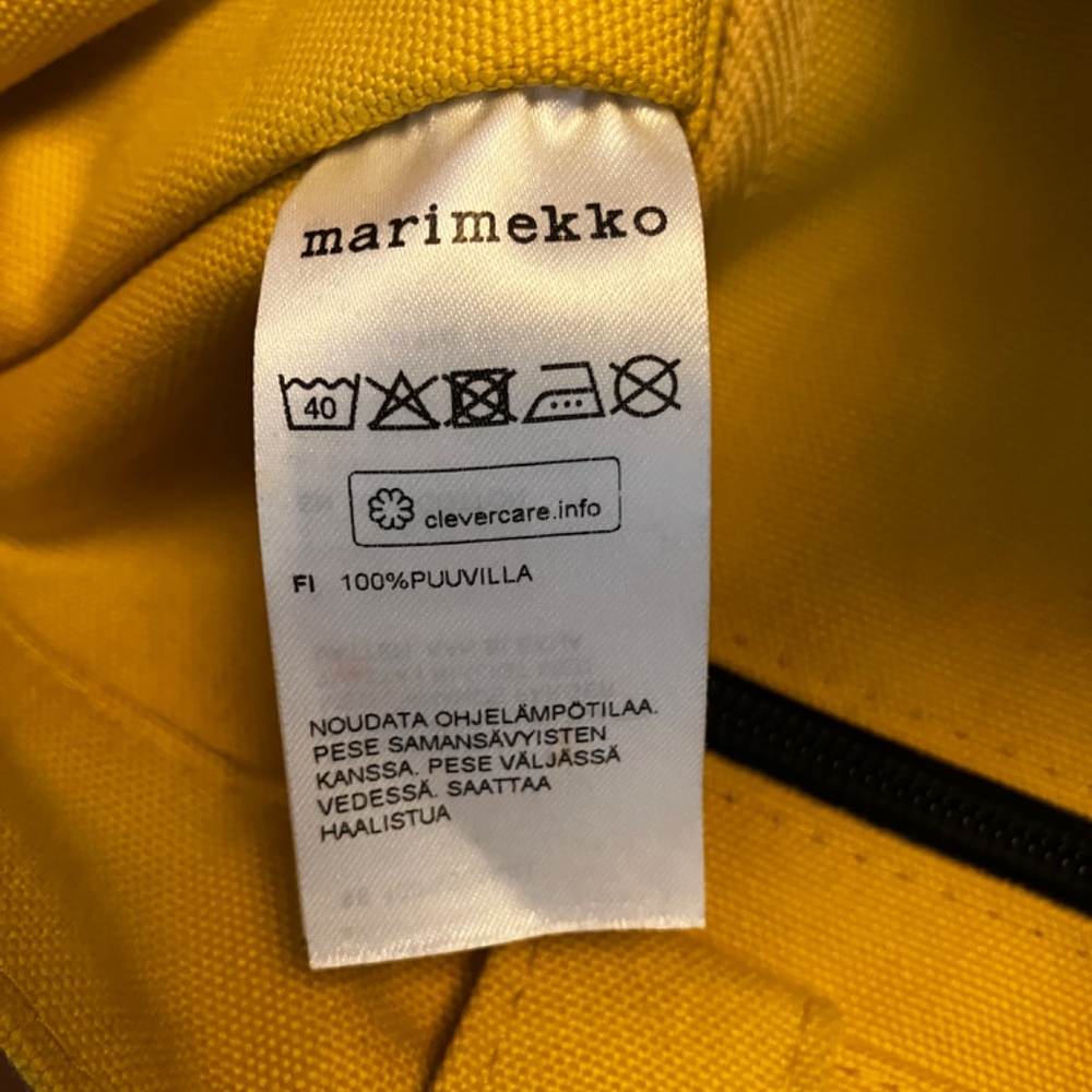 MARIMEKKO original heavy cotton small Tote bag - Picture 9 of 9